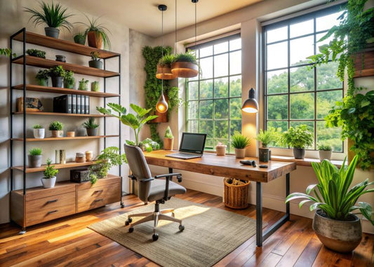 Boho office design