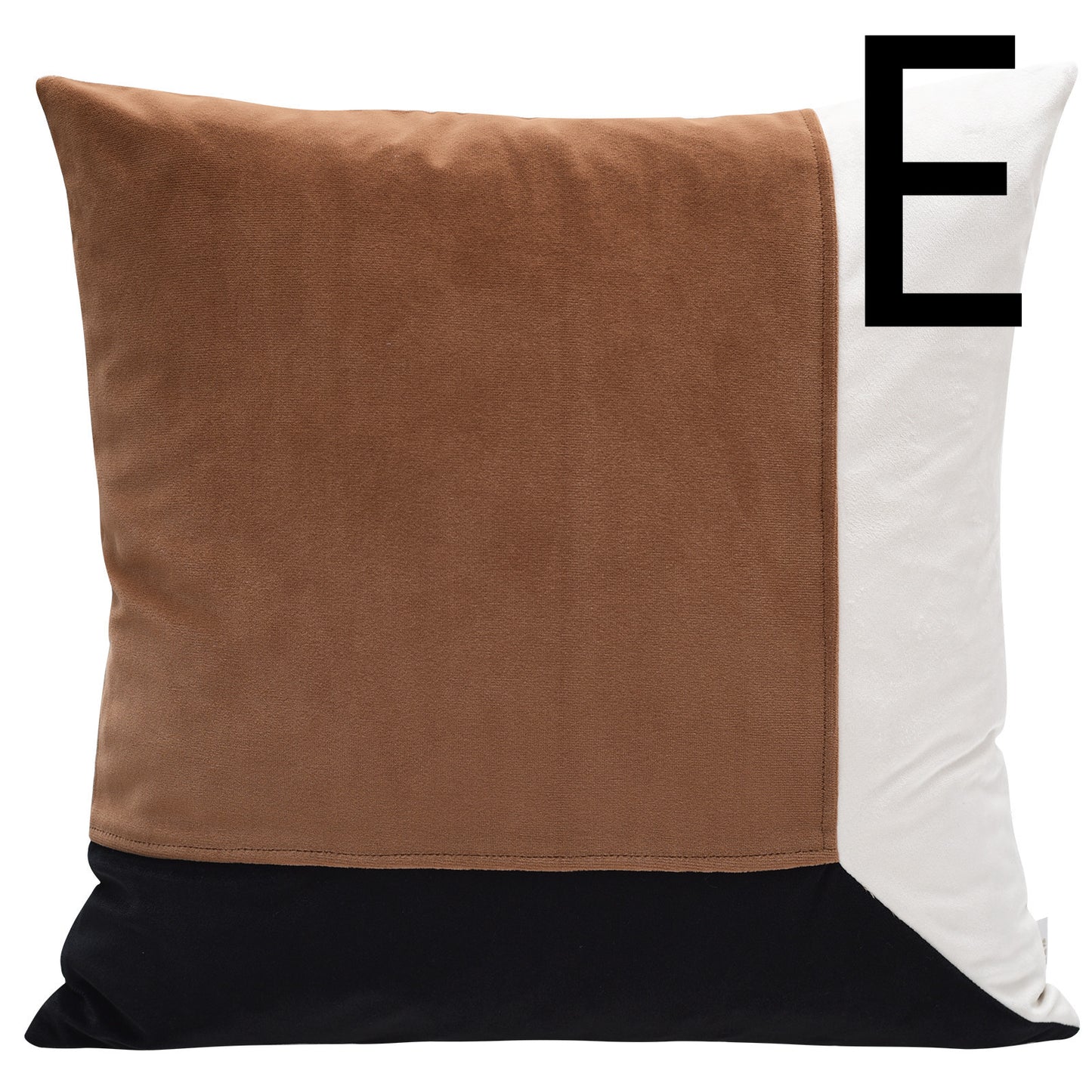 The classic pillow collection - white, black and brown