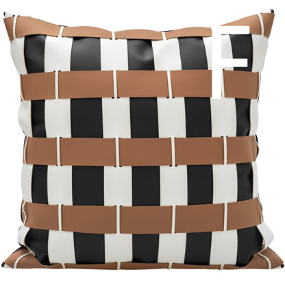 The Classic Pillow Collection - Black, white and brown colors