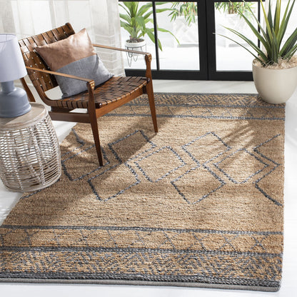 Boho Rustic Charm Rug - Natural Soft Sisal & Jute in Beige/Grey