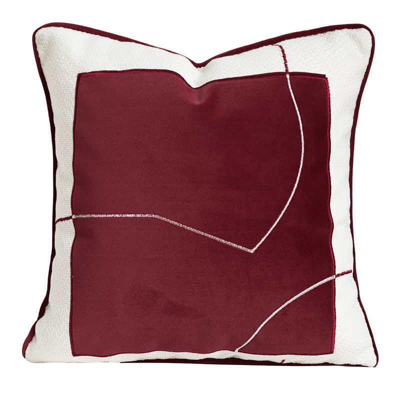 Bordeaux Embroidery Pillowcase