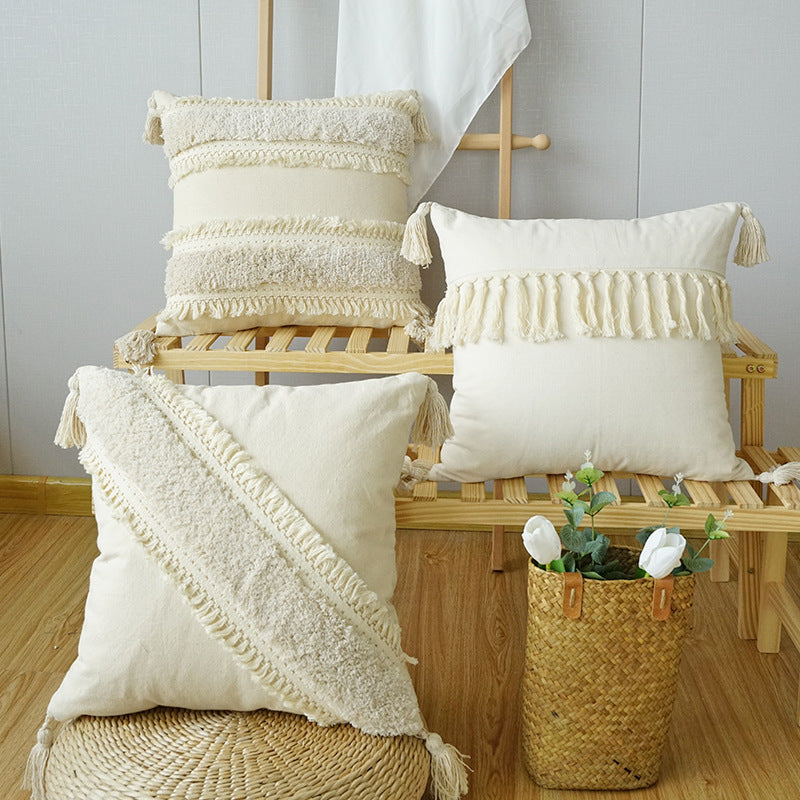 Boho Canvas Pillowcases 