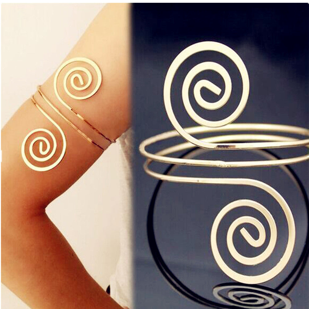 Boho Chic Arm Ring Vintage-Inspired Accent