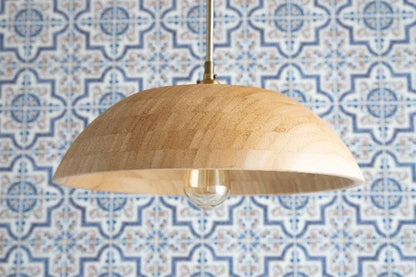 Wood Pendant Light