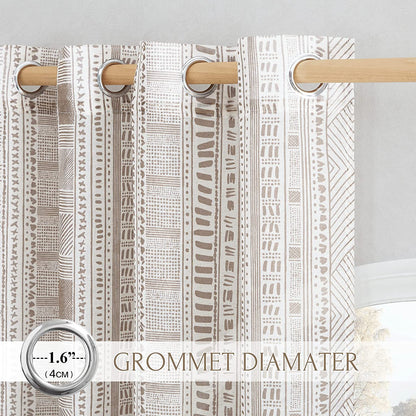 Grommet Vertical Flax Linen Sheer Curtain