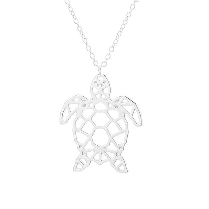 Elegant Hollow Turtle Necklace